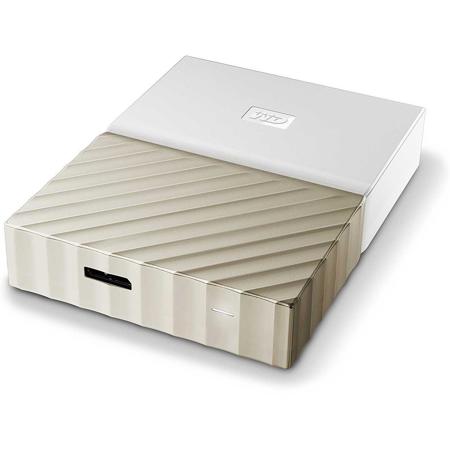 WD My Passport Ultra 4TB USB 3.0 Portable Hard Drive, White Gold (2017)