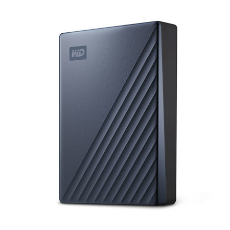 WD My Passport Ultra 5TB USB-C 3.2 Gen 1 External Hard Drive, Blue