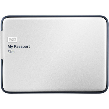 WD My Passport Slim 1TB 2.5" USB 3.0 External Hard Drive