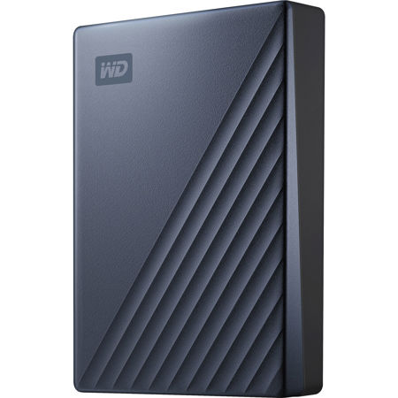 WD My Passport 6TB Portable USB 3.2 Gen 1 External Hard Drive for Mac, Midnight Blue