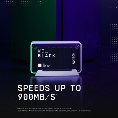 WD_BLACK D30 1TB Game Drive USB 3.2 Gen 2 External SSD for Xbox