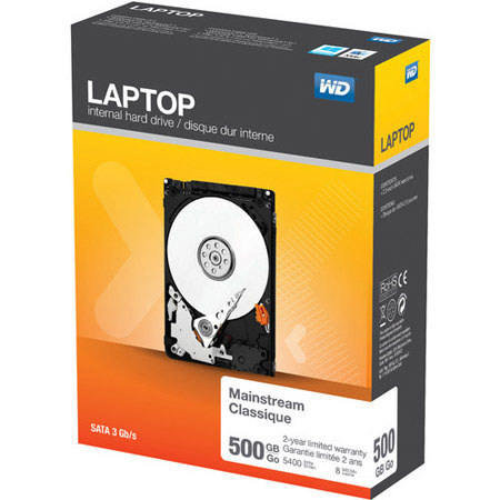 WD Laptop Mainstream 500GB 2.5" Internal Hard Drive