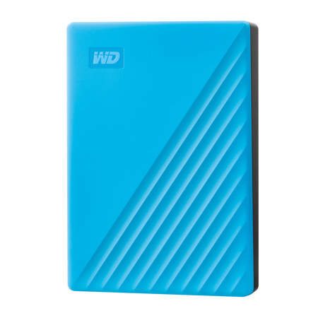 WD My Passport 5TB USB 3.2 Gen 1 External Hard Drive, Sky