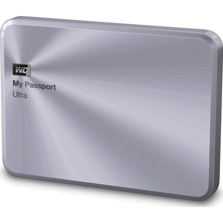 WD My Passport Ultra Metal Edition 1TB USB 3.0 Hard Drive, Silver
