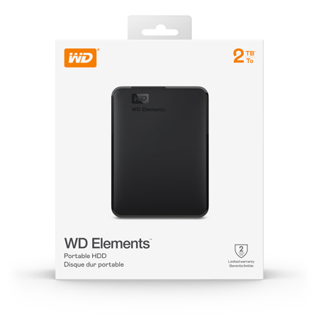 WD Elements WDBU6Y0020BBK　外付けHDD 2TB Amazon.com: Western Digital Elements 2TB USB 3.0 Portable