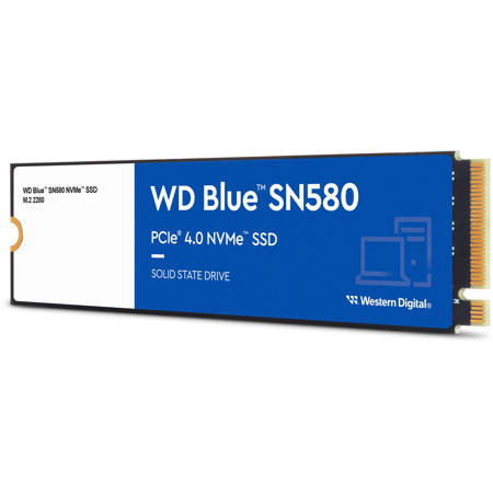 USED WD Blue SN580 NVMe PCIe Gen4 x4 M.2 Internal SSD 1TB