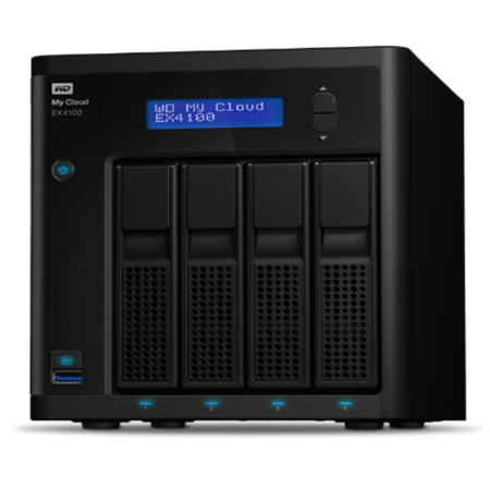 WD EX4100 My Cloud Expert Series 4-Bay NAS, 8TB (4x2TB)