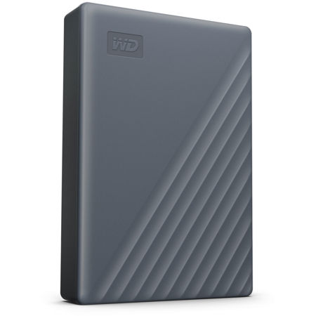 WD My Passport USB 3.2 Gen 1 Portable Hard Drive, Silicon Gray 6TB