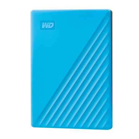 WD My Passport 1TB USB 3.2 Gen 1 External Hard Drive, Sky