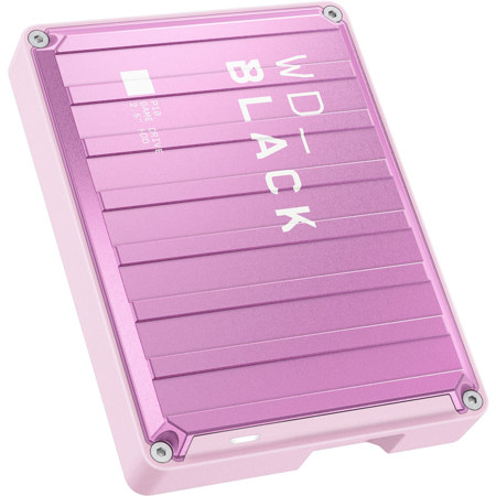 WD _BLACK P10 Game Drive 6TB USB 3.2 Gen 1 External Hard Drive, Pink