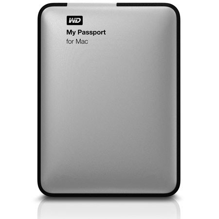WD 2TB My Passport External USB 3.0 Hard Drive for Mac, Bus Powered