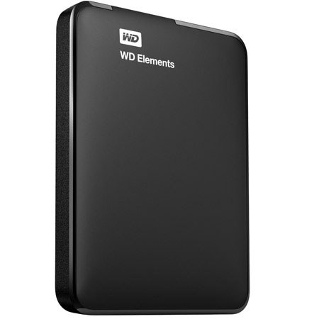 WD Elements 1TB USB 3.0 Hard Drive, USB Powered