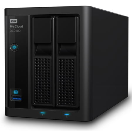 WD My Cloud Business Series DL2100 2-Bay NAS, No Drives
