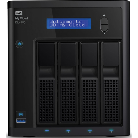 WD My Cloud Business Series DL4100 4-Bay NAS, No Drives