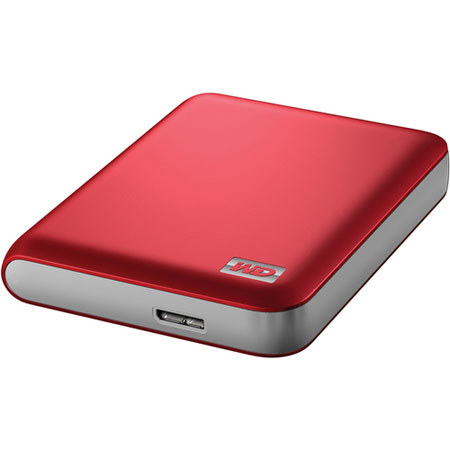 WD My Passport Essential SE 1TB HDD, Red