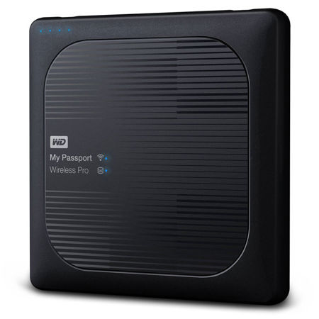 WD My Passport Wireless Pro 4TB External Hard Drive, USB 3.0
