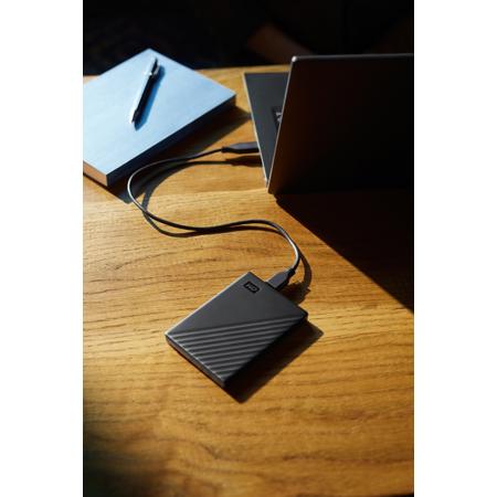 WD My Passport 5TB USB 3.2 Gen 1 External Hard Drive, Black