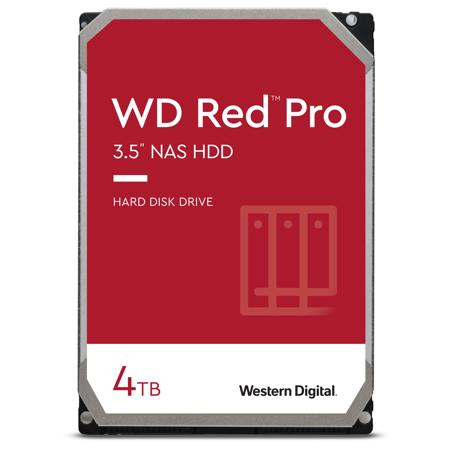 Red Pro 4TB SATA III 3.5" Internal NAS Hard Drive, 7200 RPM