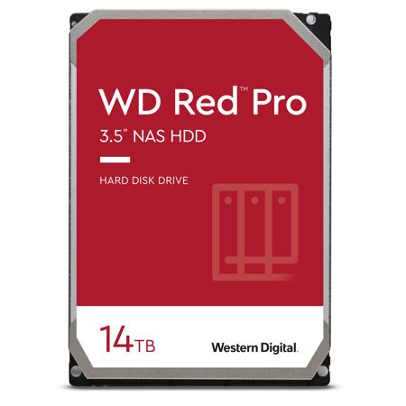 Red Pro 14TB SATA III 3.5" Internal NAS Hard Drive, 7200 RPM
