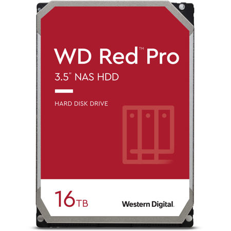 WD Red Pro 16TB SATA III 3.5" Internal NAS HDD, 7200 RPM