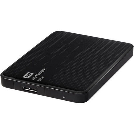 WD My Passport Ultra 2TB 3.0 USB Hard Drive, Bus Powered, Black
