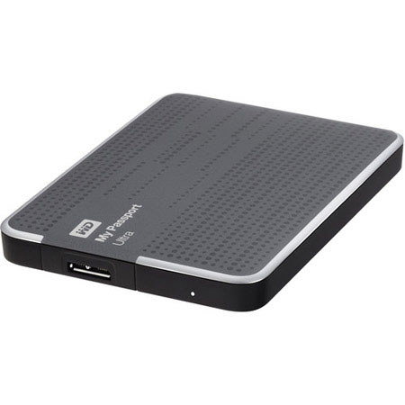 WD My Passport 500GB External Hard Drive, USB 3.0, Bus Powered, Titanium