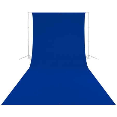 Westcott Wrinkle-Resistant Backdrop, Royal Blue/Chroma-Key Blue 9 x 20'