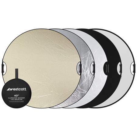 Westcott Illuminator 40" QuickGrip 5-In-1 Reflector