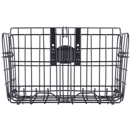Westcott Float Wall Mount Storage Basket by Lindsay Adler, Black