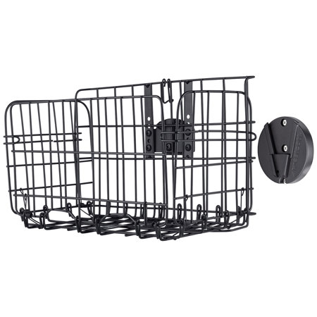 Westcott Float Wall Mount Storage Basket Kit by Lindsay Adler, Black