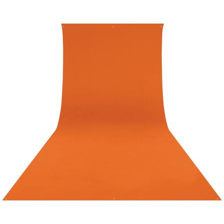 Westcott 9x20' Wrinkle-Resistant Backdrop, Tiger Orange