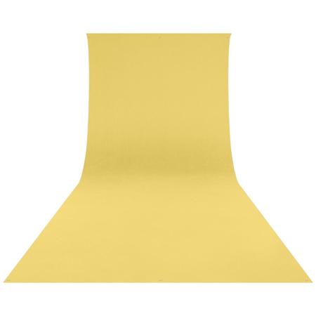 Westcott 9x20' Wrinkle-Resistant Backdrop, Canary Yellow, Open Box