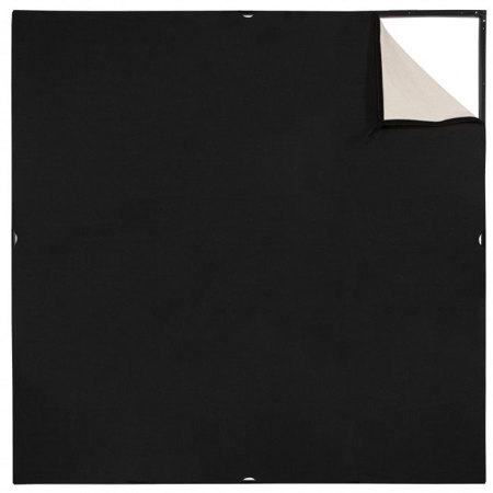 Westcott Scrim Jim Cine 6x6' Unbleached Muslin/Black Fabric