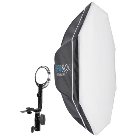 Westcott Rapid Box Switch Octa-S Modifier with Round Head Speedlite Insert,Black