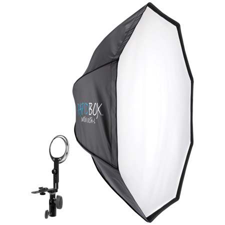 Westcott Rapid Box Switch Octa-L Modifier w/Round Head Speedlite Insert, Black