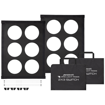 Westcott Pro Light Mods for 2x3' Rapid Box Switch, 2-Pack