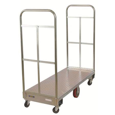 Wesco Galvanized Steel U-Boat Truck with Removable Handles, 24x60"