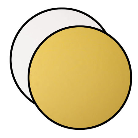 Westcott 20" 2-in-1 Gold/White Reflector