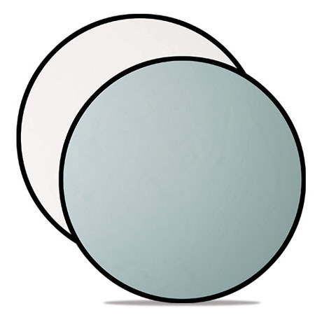 Westcott 20" 2-in-1 Silver/White Reflector