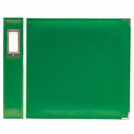 We-R-Memory Keepers 12x12" Faux Leather Ring Album, Clover