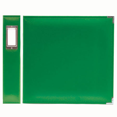 We-R-Memory Keepers 8.5x11" Faux Leather Ring Album, Clover