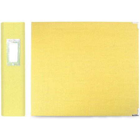 We-R-Memory Keepers 12x12" Linen Ring Album, Butter