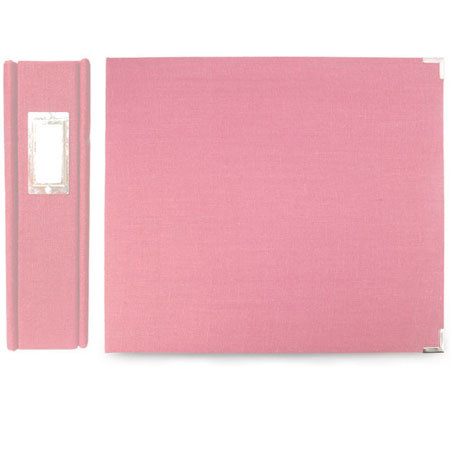 We-R-Memory Keepers Handmade Linen Post 12x12" Album 10 Pages/20 Photos - Bubble