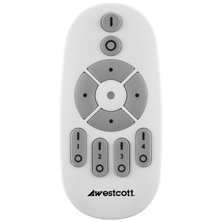 Westcott Dimmer Remote for 45W Dimmable LED Bulb, Gray/ White