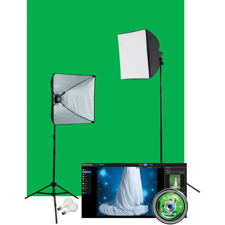 Westcott Illusions uLite Green Screen Photo Lighting Kit - Standard