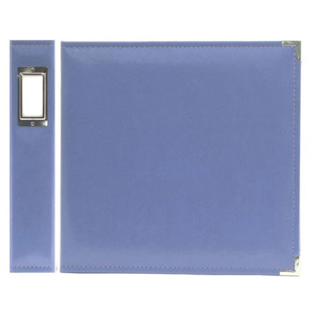 We-R-Memory Keepers 12x12" Classic Leather Ring Album, Country Blue