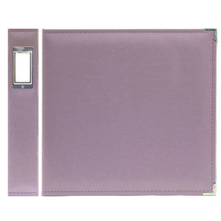 We-R-Memory Keepers 12x12" Classic Leather Ring Album, Lilac