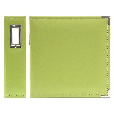 We-R-Memory Keepers 5.5x8.5" Classic Leather Ring Album, Kiwi