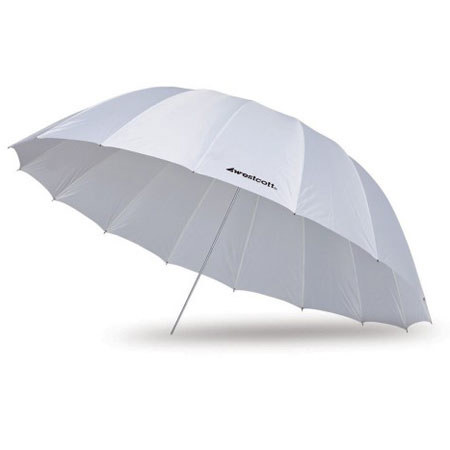 Westcott 7ft White Parabolic Umbrella Speedlite Kit