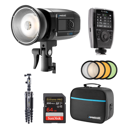 Westcott FJ400 Strobe 400Ws with AC/DC Battery, Accessories Kit